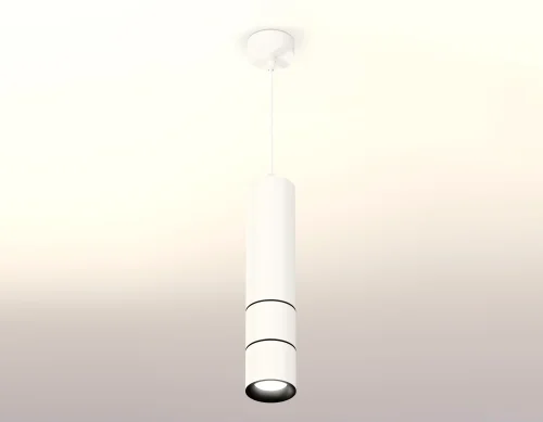 Светильник подвесной Techno spot XP7401080 Ambrella light белый 1 лампа, основание белое в стиле современный хай-тек  фото 2