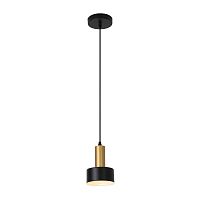 Светильник подвесной Black 1111/1S Black Escada чёрный 1 лампа, основание чёрное в стиле современный 