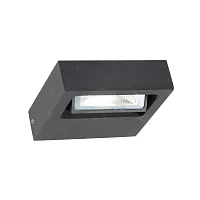 Настенный светильник Trendy 3033-1W Favourite уличный IP65 чёрный 1 лампа, плафон прозрачный в стиле современный LED