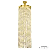 Люстра каскадная хрустальная 83411/30IV-100 G Bohemia Ivele Crystal прозрачная на 8 ламп, основание золотое в стиле классика модерн r