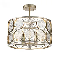 Светильник потолочный Seranda SL1105.202.06 ST-Luce золотой 6 ламп, основание золотое в стиле современный 