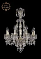 Люстра подвесная хрустальная 11.24.8.165.XL-65.Gd.V0300 Bohemia Art Classic прозрачная на 8 ламп, основание золотое в стиле классический Люстра подвесная хрустальная 11.24.8.165.XL-65.Gd.V0300 Bohemia Art Classic прозрачная на 8 ламп, основание золотое в стиле классический