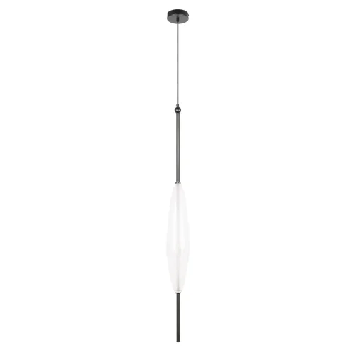 Светильник подвесной LED Venice 10223/A White LOFT IT белый 1 лампа, основание чёрное в стиле современный 