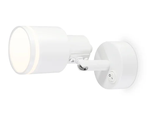 Спот с 1 лампой TA1281 Ambrella light белый GU10 в стиле хай-тек минимализм  фото 2