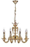 Люстра подвесная Vivaro E 1.1.8 CG Dio D'Arte без плафона на 8 ламп, основание золотое в стиле классический 