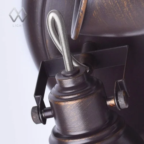 Светильник потолочный лофт Ринген 547020403 MW-Light коричневый 3 лампы, основание коричневое в стиле лофт  фото 7