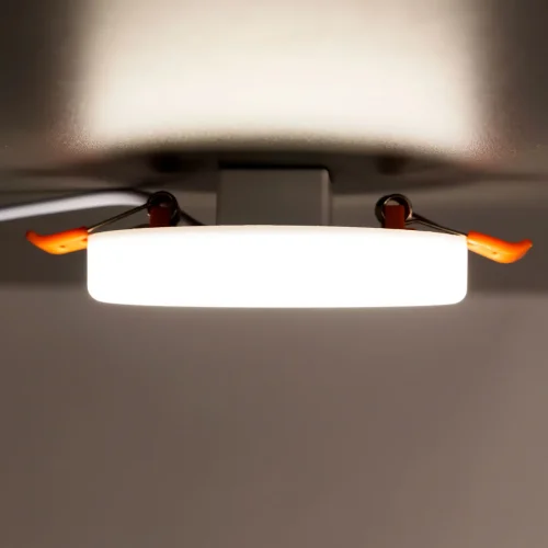 Светильник точечный LED Вега CLD5310W Citilux белый 1 лампа, основание белое в стиле современный хай-тек  фото 4