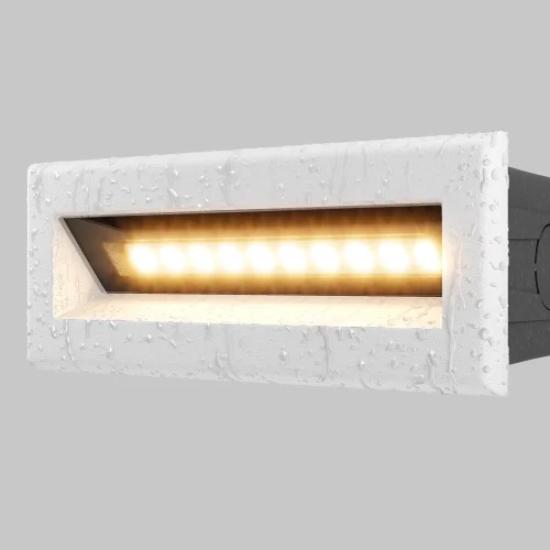 Подсветка для лестниц LED Bosca O045SL-L5W3K Maytoni уличный IP65 белый 1 лампа, плафон белый в стиле современный хай-тек LED фото 5