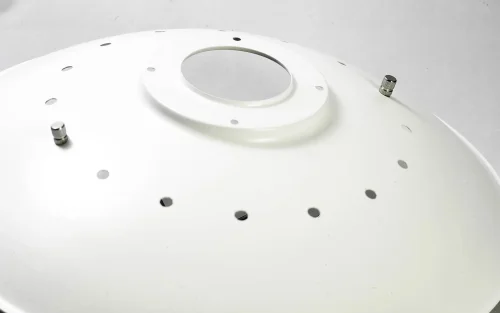 Светильник подвесной лофт Ketchikan GRLSP-8030 Lussole белый 1 лампа, основание хром в стиле лофт  фото 5