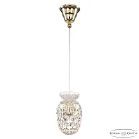 Светильник подвесной 14771P/11 G Bohemia Ivele Crystal прозрачный 1 лампа, основание золотое в стиле классический r