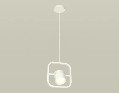 Светильник подвесной XB9118156 Ambrella light белый 1 лампа, основание белое в стиле современный хай-тек 