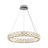 Люстра подвесная LED Castello MOD335PL-L30CH3K Maytoni прозрачная на 1 лампу, основание хром в стиле современный кольца Люстра подвесная LED Castello MOD335PL-L30CH3K Maytoni прозрачная на 1 лампу, основание хром в стиле современный кольца