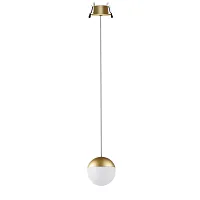 Светильник подвесной LED встраиваемый Kilda 8437 Mantra золотой 1 лампа, основание золотое в стиле модерн хай-тек встраиваемый