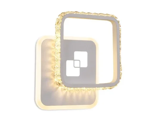 Бра LED FA231 Ambrella light белый на 1 лампа, основание белое в стиле хай-тек квадраты