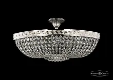 Люстра потолочная хрустальная 19283/60IV Ni Bohemia Ivele Crystal прозрачная на 6 ламп, основание никель в стиле классический sp