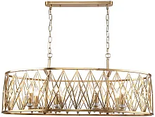 Люстра подвесная Rombik 3020/05/08P Stilfort бронзовая на 8 ламп, основание бронзовое в стиле лофт Люстра подвесная Rombik 3020/05/08P Stilfort бронзовая на 8 ламп, основание бронзовое в стиле лофт