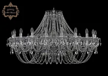 Люстра подвесная хрустальная 11.11.20.400.Cr.Sp Bohemia Art Classic прозрачная на 20 ламп, основание хром в стиле классический 
