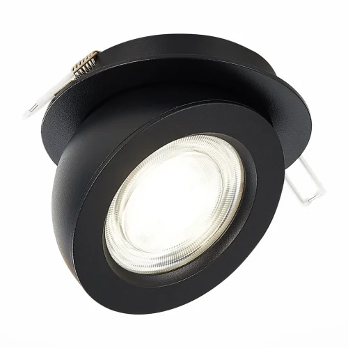 Светильник точечный LED St654 ST654.438.10 ST-Luce чёрный 1 лампа, основание чёрное в стиле хай-тек  фото 2