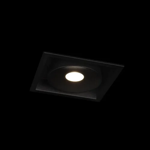 Светильник точечный LED Lucky 10321 Black LOFT IT чёрный 1 лампа, основание чёрное в стиле современный хай-тек квадратный фото 4