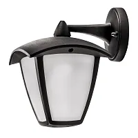 Настенный светильник LED Lampione 375680 Lightstar уличный IP54 чёрный 1 лампа, плафон белый в стиле классический LED