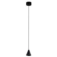 Светильник подвесной LED CLT 066C70P BL Crystal Lux чёрный 1 лампа, основание чёрное в стиле современный 