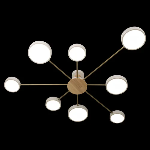 Люстра потолочная LED Sunrise 10316/8 White LOFT IT белая на 1 лампа, основание белое бежевое в стиле современный хай-тек  фото 3