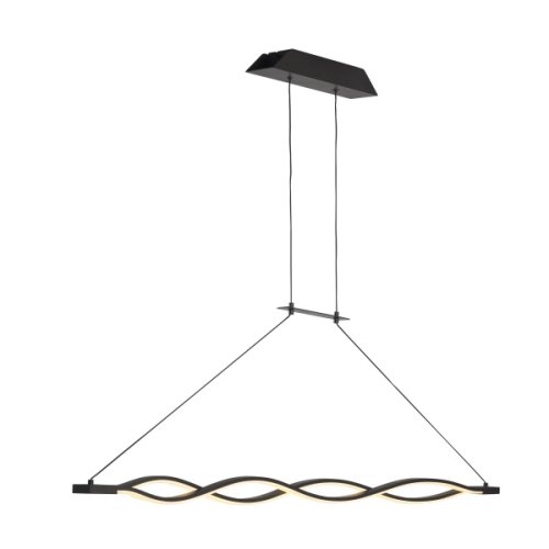 Люстра подвесная LED SAHARA 5818 Mantra коричневая на 1 лампа, основание коричневое в стиле современный 