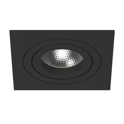 Светильник точечный Intero 16 Quadro i51707 Lightstar чёрный 1 лампа, основание чёрное в стиле хай-тек современный 