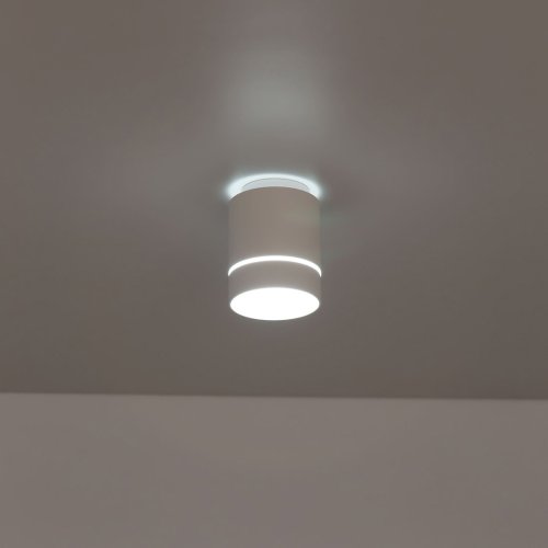 Светильник накладной LED Борн CL745010N Citilux белый 1 лампа, основание белое в стиле хай-тек современный круглый фото 2