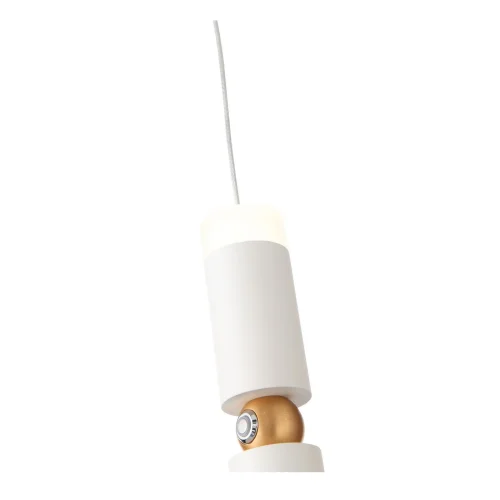 Светильник подвесной LED sensor Tuore SL1592.503.01 ST-Luce белый 1 лампа, основание белое в стиле хай-тек трубочки фото 3