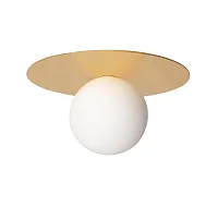 Светильник потолочный Ufo 10120/250C Gold LOFT IT белый 1 лампа, основание золотое в стиле современный 