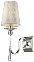 Бра Kerrin WE368.01.101 Wertmark серебряный белый 1 лампа, основание никель в стиле классический 