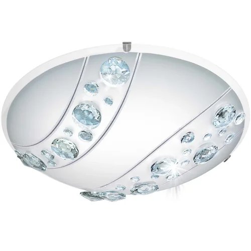 Светильник потолочный LED NERINI 95576 Eglo белый 1 лампа, основание белое в стиле современный 