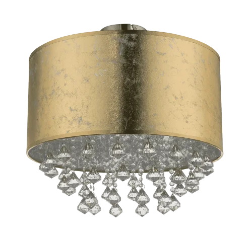 Светильник потолочный AMY 15187D3 Globo золотой 1 лампа, основание матовое никель в стиле современный  фото 2