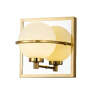 Бра Blob 3013-1W Favourite белый 1 лампа, основание хром в стиле современный 