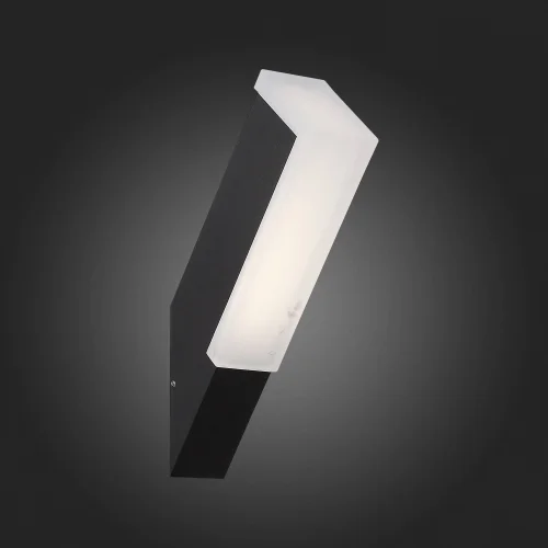 Настенный светильник LED Posto SL096.411.02 St-Luce уличный IP54 чёрный 1 лампа, плафон чёрный белый в стиле современный LED фото 2