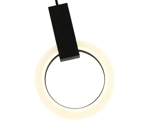 Светильник подвесной LED Азaлия 08430-20,19 Kink Light белый 1 лампа, основание чёрное в стиле современный  фото 2
