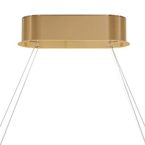 Люстра подвесная LED Castello MOD336PL-L130G3K Maytoni прозрачная на 1 лампа, основание золотое в стиле современный  фото 5