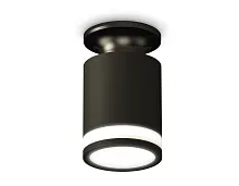 Светильник накладной Techno spot XS6302113 Ambrella light чёрный 1 лампа, основание чёрное в стиле модерн круглый