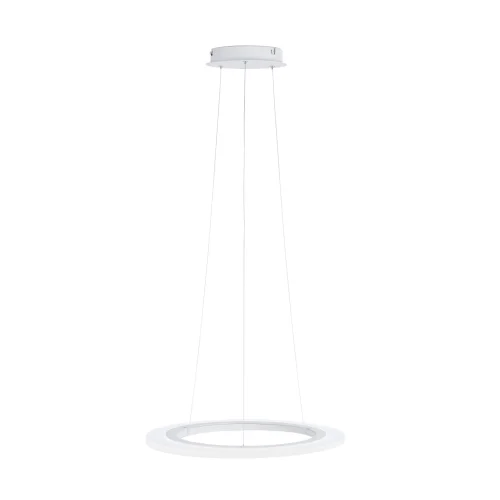 Светильник подвесной LED PENAFORTE 39271 Eglo белый 1 лампа, основание белое в стиле хай-тек современный классический кольца