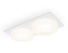 Светильник точечный TN1317 Ambrella light белый 2 лампы, основание белое в стиле современный 