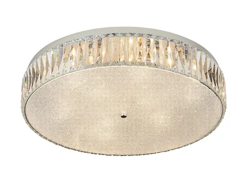 Люстра потолочная 8249/PL chrome Newport прозрачная на 9 ламп, основание хром в стиле классический американский современный 