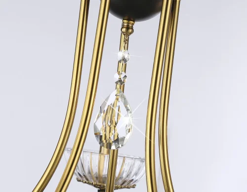 Люстра подвесная TR4952 Ambrella light без плафона на 5 ламп, основание золотое чёрное в стиле классический  фото 8