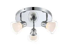 Спот С 3 лампами LED NASHVILLE 56182-3 Globo прозрачный белый LED в стиле современный 