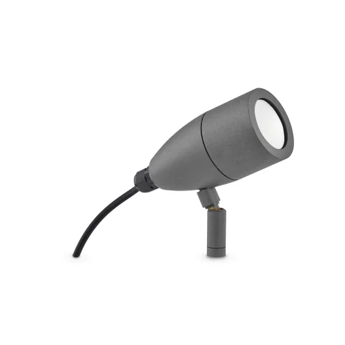 Прожектор уличный INSIDE PR ANTRACITE Ideal Lux уличный IP54 чёрный серый 1 лампа, плафон чёрный в стиле современный G9