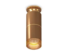 Светильник накладной Techno spot XS6304191 Ambrella light коричневый 1 лампа, основание коричневое в стиле модерн круглый