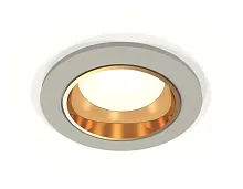 Светильник точечный XC6514004 Ambrella light золотой серый 1 лампа, основание серое в стиле модерн хай-тек 