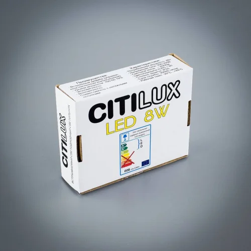 Светильник точечный LED Омега CLD50R080N Citilux белый 1 лампа, основание белое в стиле современный  фото 3