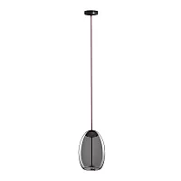 Светильник подвесной LED Knot 8134-A mini LOFT IT чёрный 1 лампа, основание чёрное в стиле модерн 
