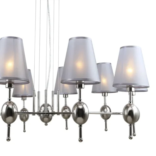 Люстра подвесная Elegy 2106/10S Escada серая на 10 ламп, основание никель в стиле современный  фото 5